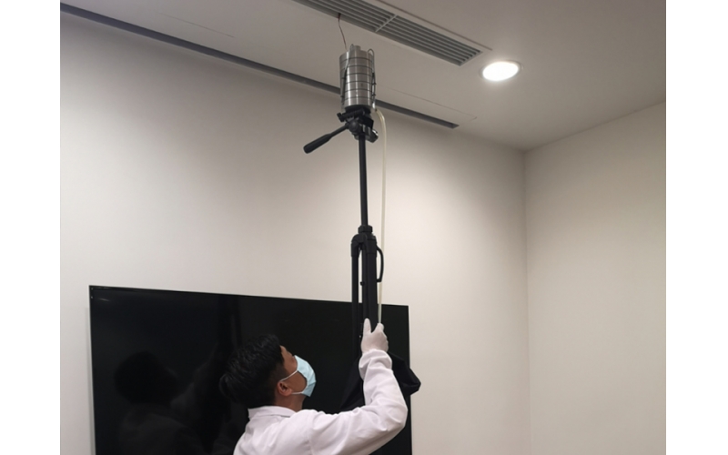 集中中央空調(diào)檢測現(xiàn)場